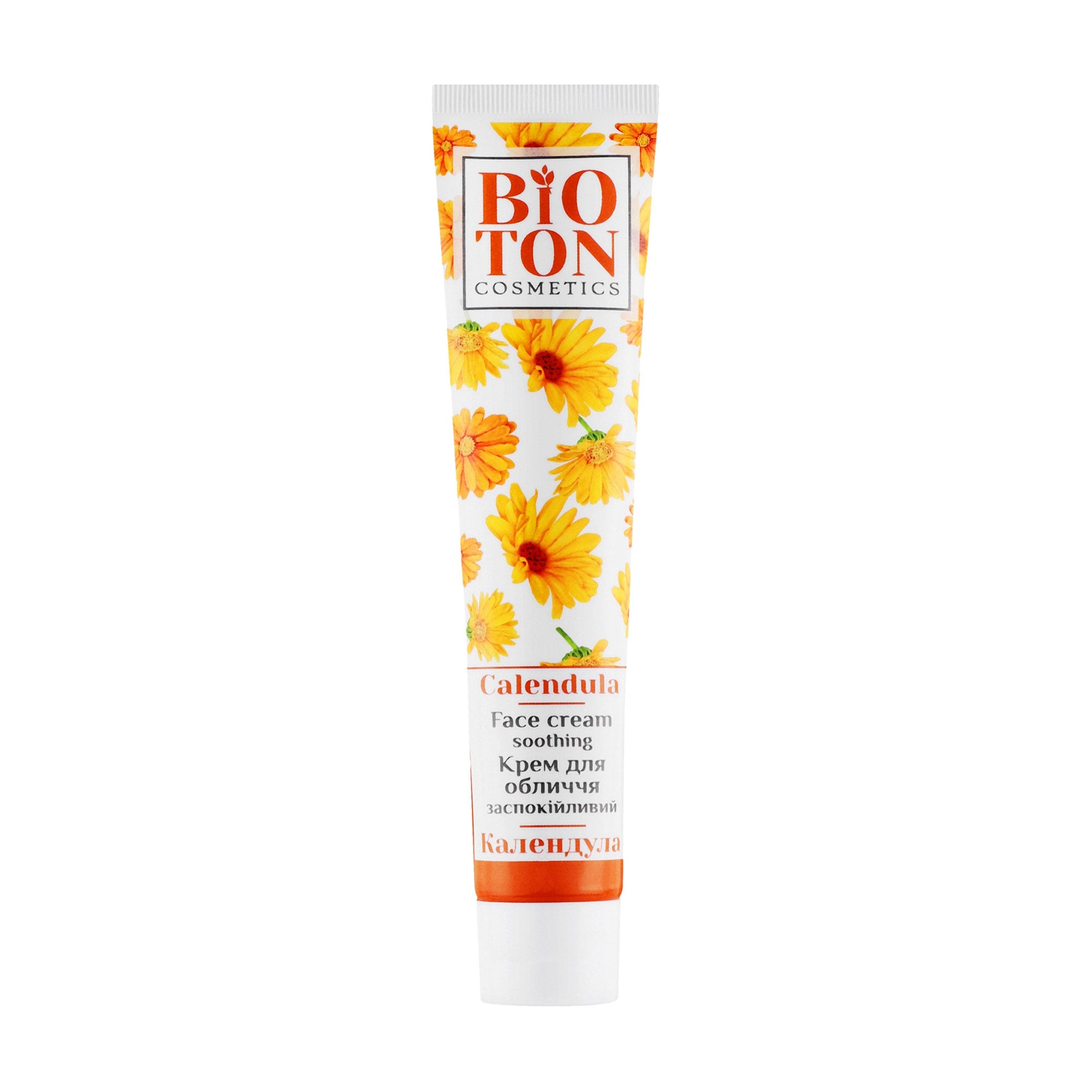 Заспокійливий крем для обличчя Bioton Cosmetics Face Cream Soothing Calendula, 44 мл